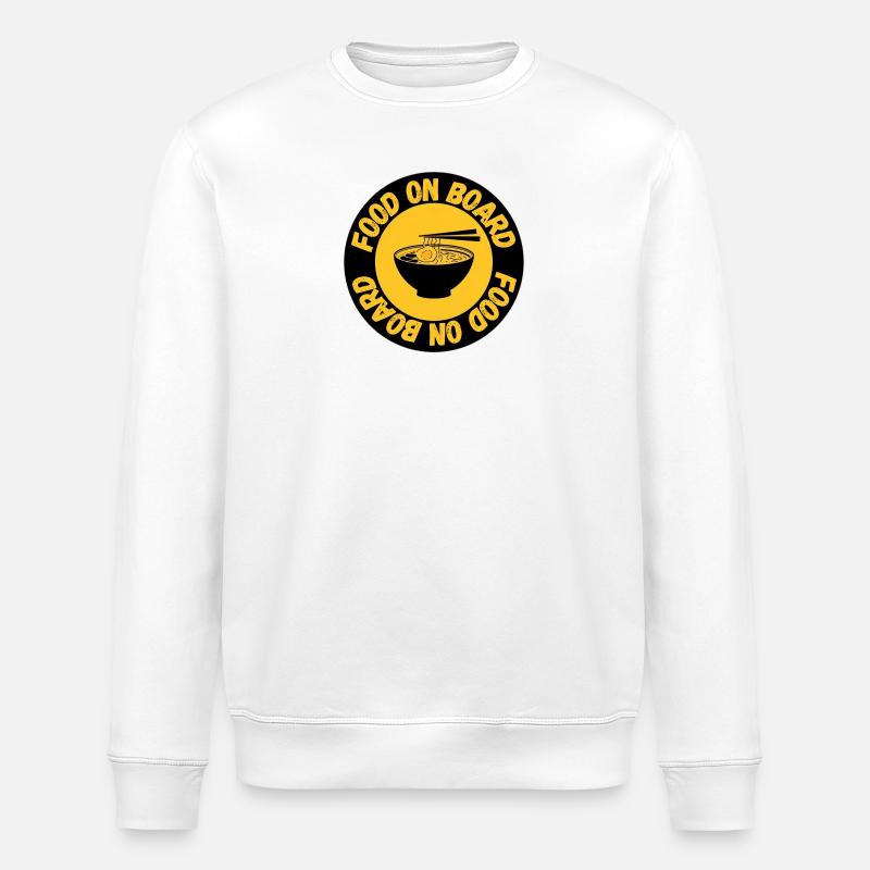 Ramen à bord - Sweat bio ROLLER Stanley/Stella Unisexe - blanc