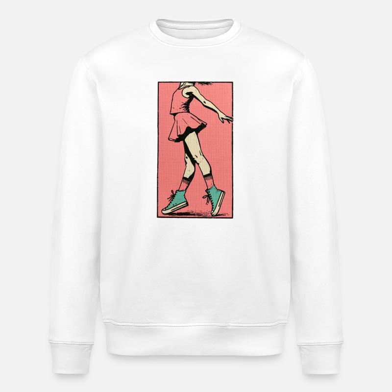 Danseuse #11 - Sweat bio ROLLER Stanley/Stella Unisexe - blanc