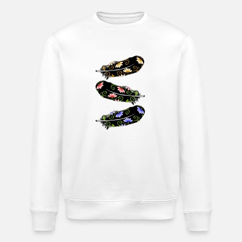 Feder - Stanley/Stella Unisex Bio-Sweatshirt ROLLER - Weiß