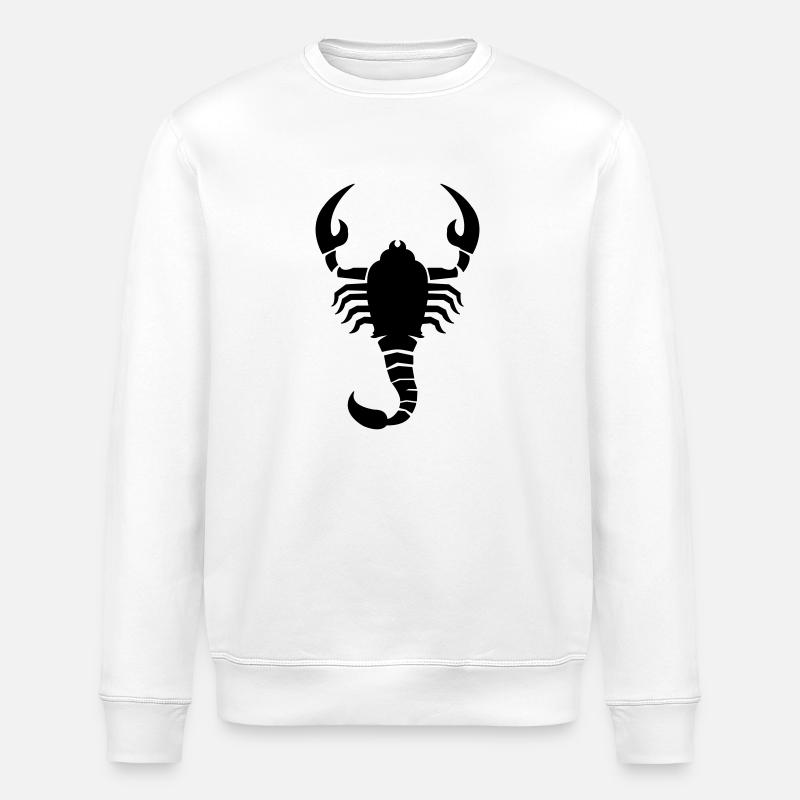 skorpion - Stanley/Stella Unisex Bio-Sweatshirt ROLLER - Weiß