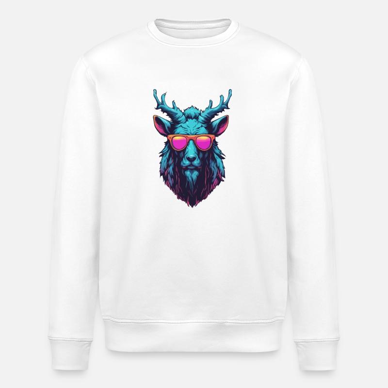 Wendigo / maléfique / Possessif / Horreur - Sweat bio ROLLER Stanley/Stella Unisexe - blanc