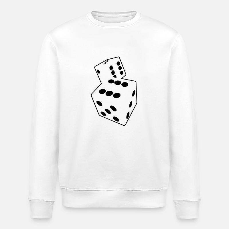 würfel - Stanley/Stella Unisex Bio-Sweatshirt ROLLER - Weiß