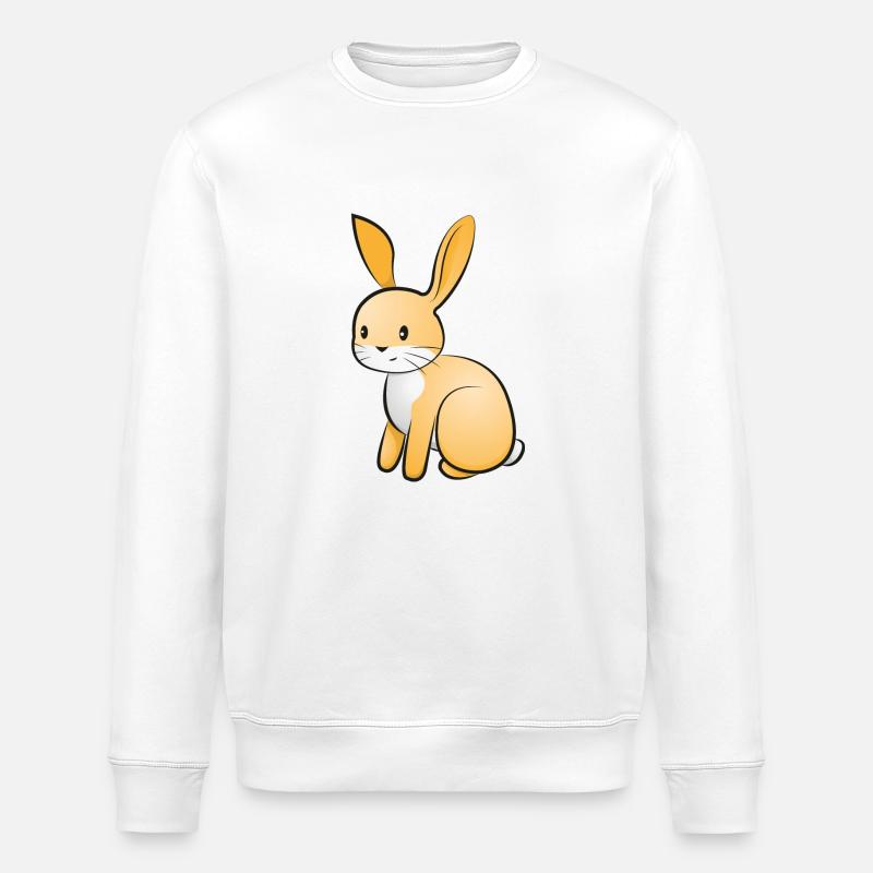 Hase - Stanley/Stella Unisex Bio-Sweatshirt ROLLER - Weiß