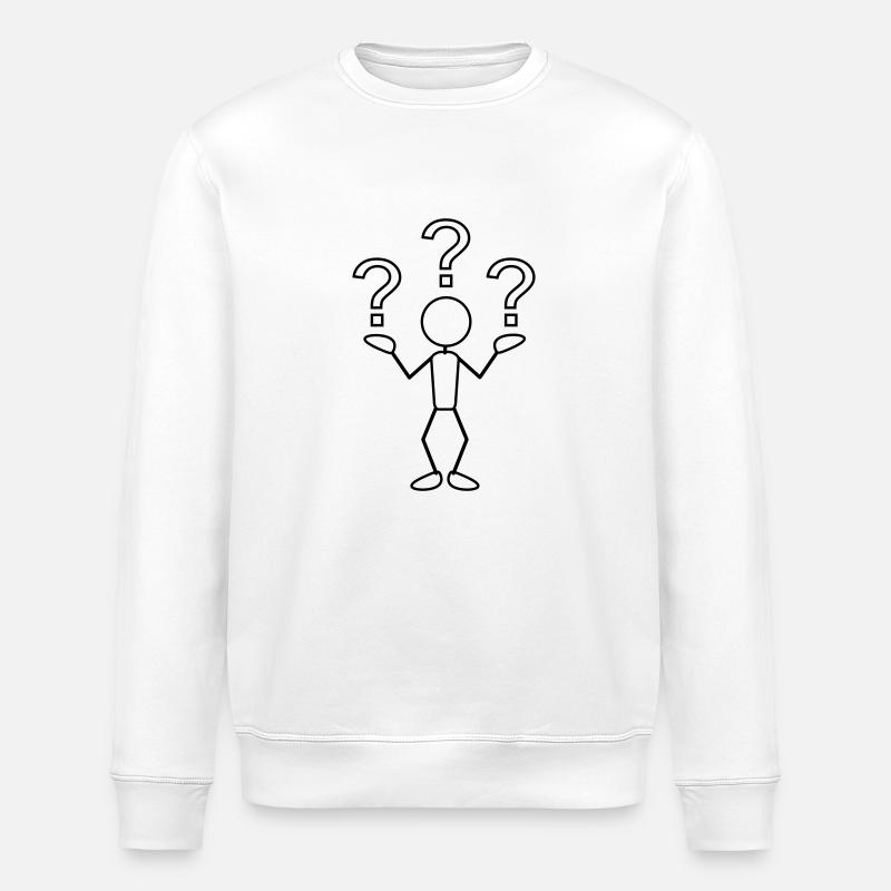 greyman_with_problems_1c - Sweat bio ROLLER Stanley/Stella Unisexe - blanc