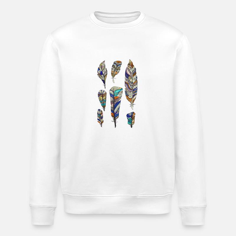 federn - Stanley/Stella Unisex Bio-Sweatshirt ROLLER - Weiß