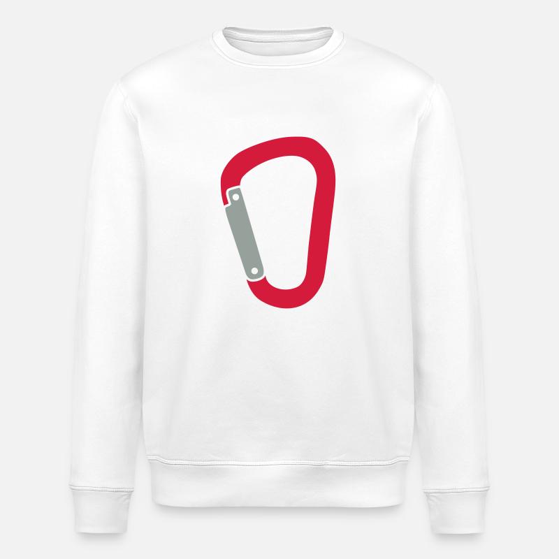 Klettern - Stanley/Stella Unisex Bio-Sweatshirt ROLLER - Weiß