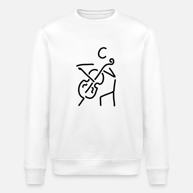 cellist - Stanley/Stella Unisex Bio-Sweatshirt ROLLER - Weiß