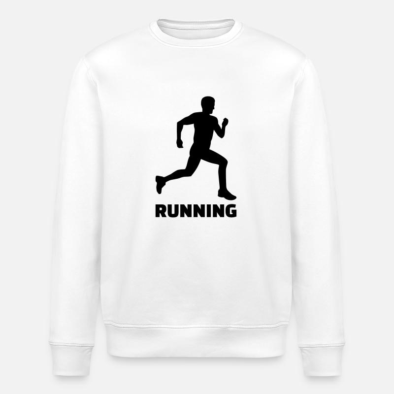 Running - Stanley/Stella ROLLER Unisex Organic Sweatshirt - white