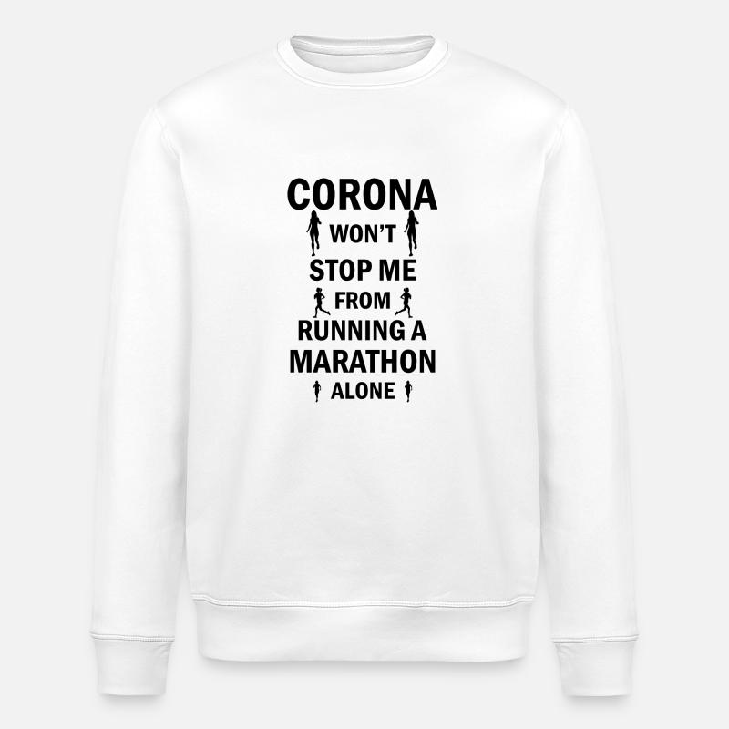 Marathon Course Jogging - Sweat bio ROLLER Stanley/Stella Unisexe - blanc