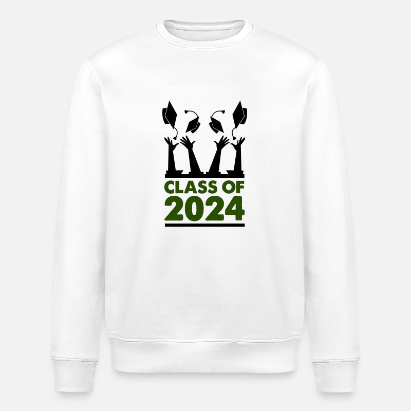 Classe de 2024 - Sweat bio ROLLER Stanley/Stella Unisexe - blanc