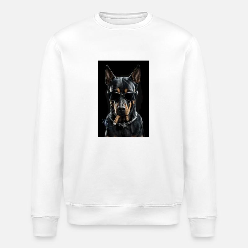 Don Doggo - Stanley/Stella Unisex Bio-Sweatshirt ROLLER - Weiß