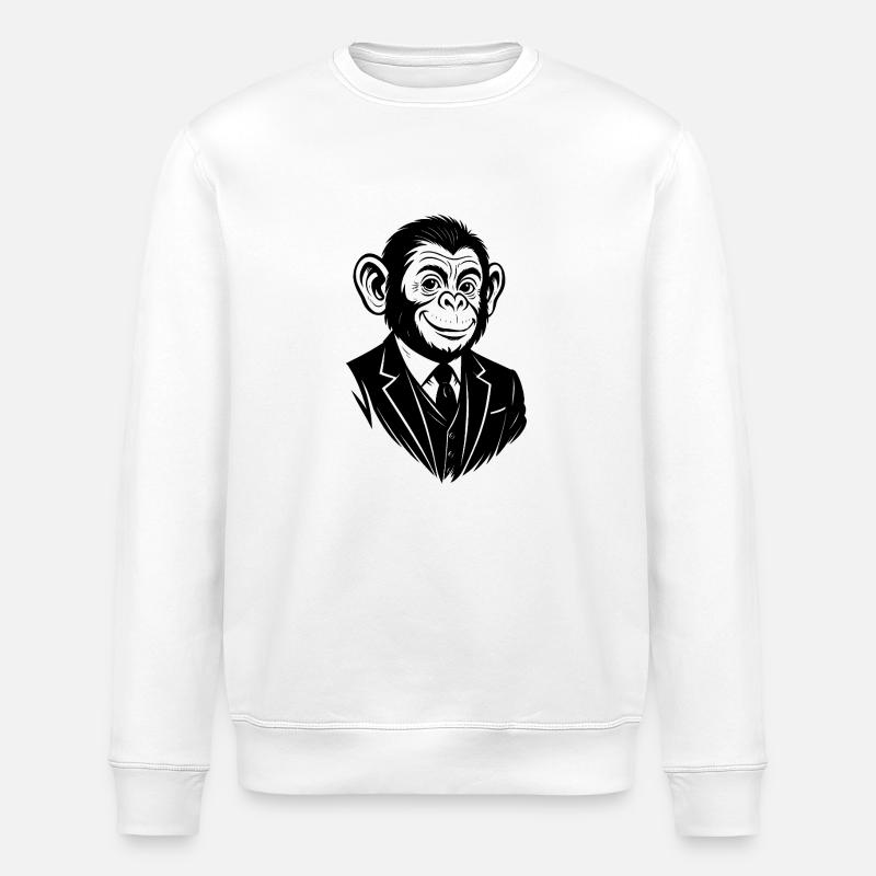 Ape – Ego – Eco - Stanley/Stella Unisex Bio-Sweatshirt ROLLER - Weiß