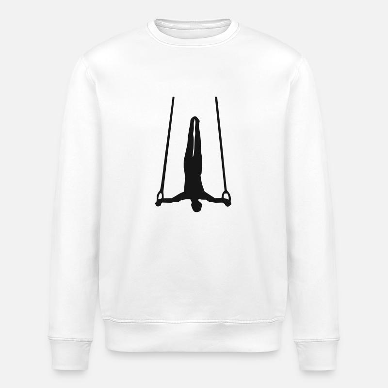 Turnen - Ringe - Stanley/Stella Unisex Bio-Sweatshirt ROLLER - Weiß