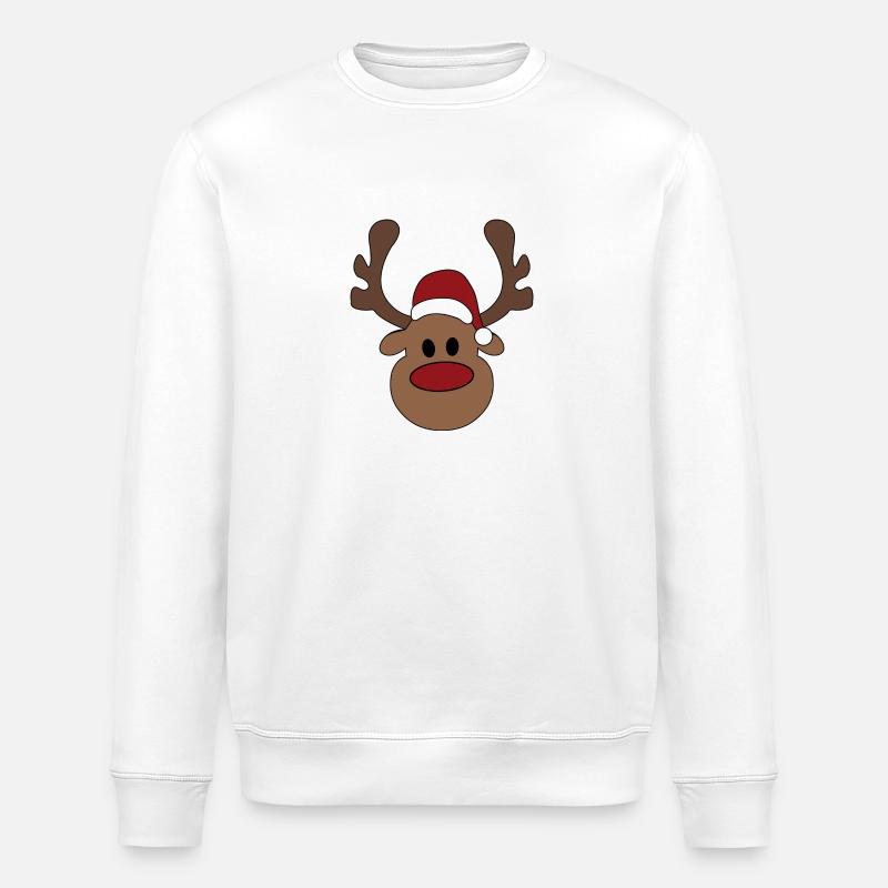 Noël - Sweat bio ROLLER Stanley/Stella Unisexe - blanc