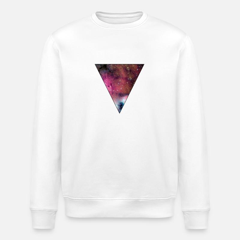 Galaxy - Stanley/Stella ROLLER Unisex Organic Sweatshirt - white