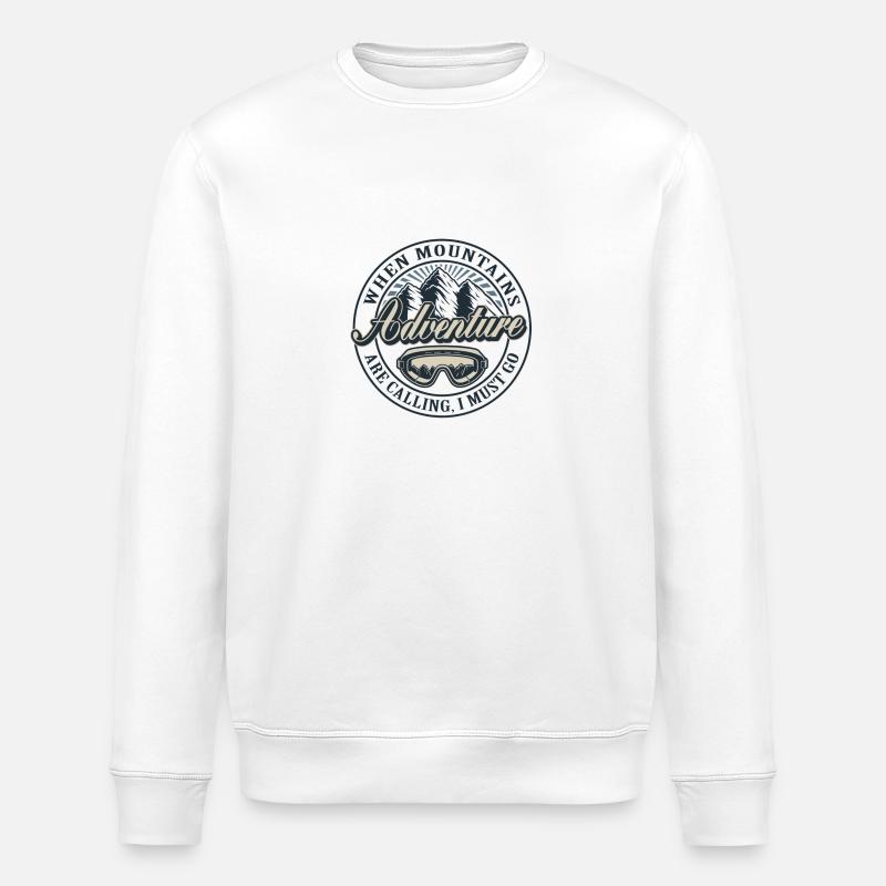 Adventure - Stanley/Stella Unisex Bio-Sweatshirt ROLLER - Weiß