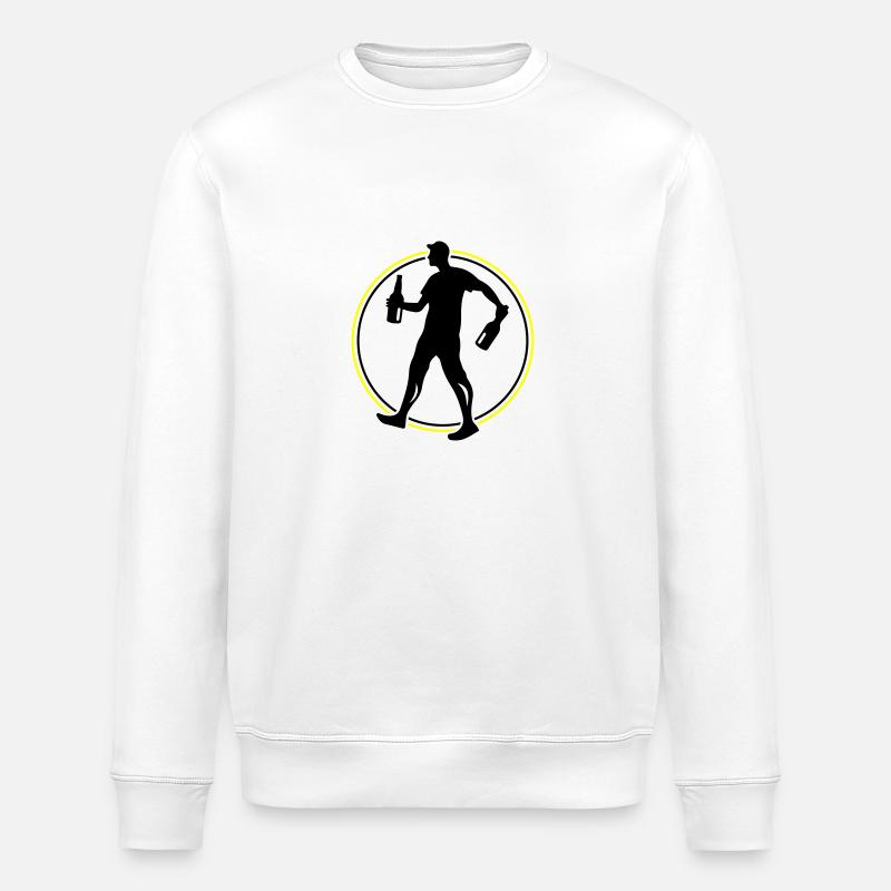 Silhouette Booze - Sweat bio ROLLER Stanley/Stella Unisexe - blanc