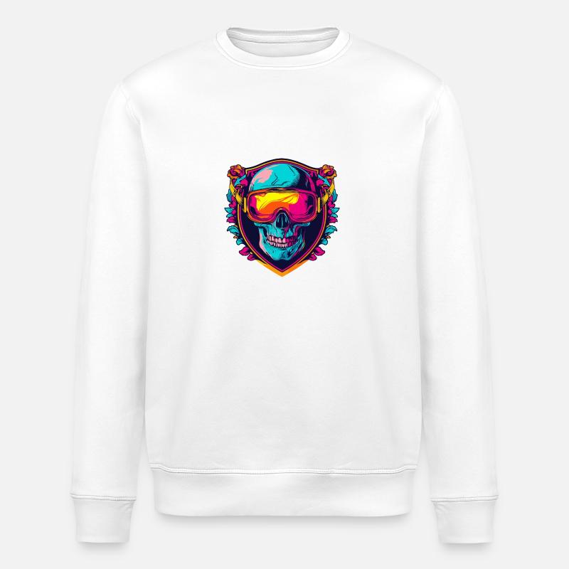 Ski Masque de ski Skull - Sweat bio ROLLER Stanley/Stella Unisexe - blanc