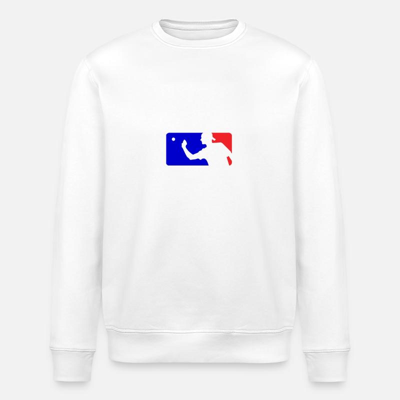 Logo de Beerpong - Sweat bio ROLLER Stanley/Stella Unisexe - blanc