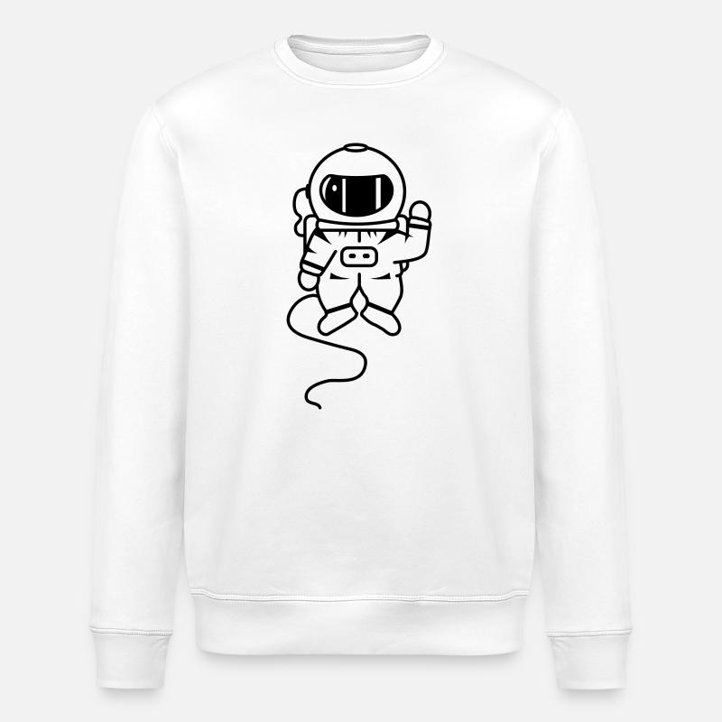 un astronaute dans l'espace - Sweat bio ROLLER Stanley/Stella Unisexe - blanc