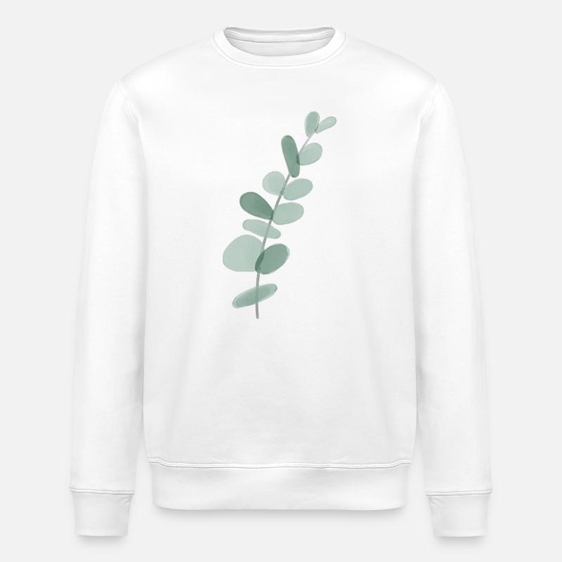 Eucalyptus - Sweat bio ROLLER Stanley/Stella Unisexe - blanc