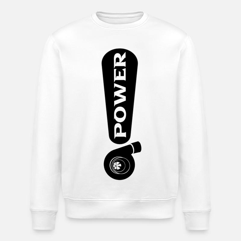 Turbo - Stanley/Stella Unisex Bio-Sweatshirt ROLLER - Weiß