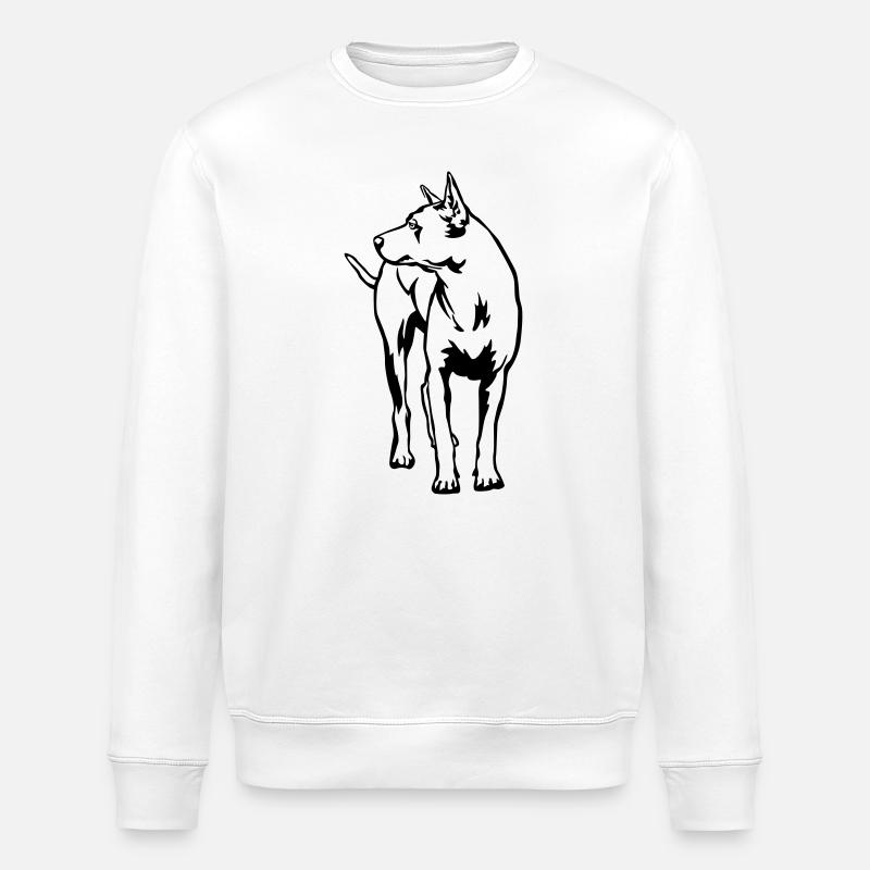 Thai Ridgeback - Stanley/Stella ROLLER Unisex Organic Sweatshirt - white