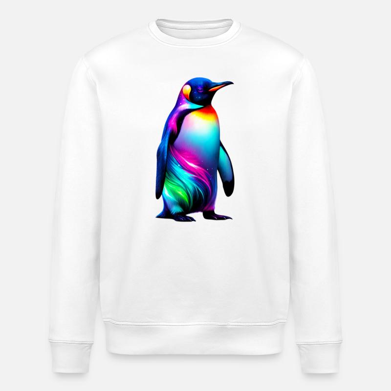 Pinguin - Stanley/Stella Unisex Bio-Sweatshirt ROLLER - Weiß