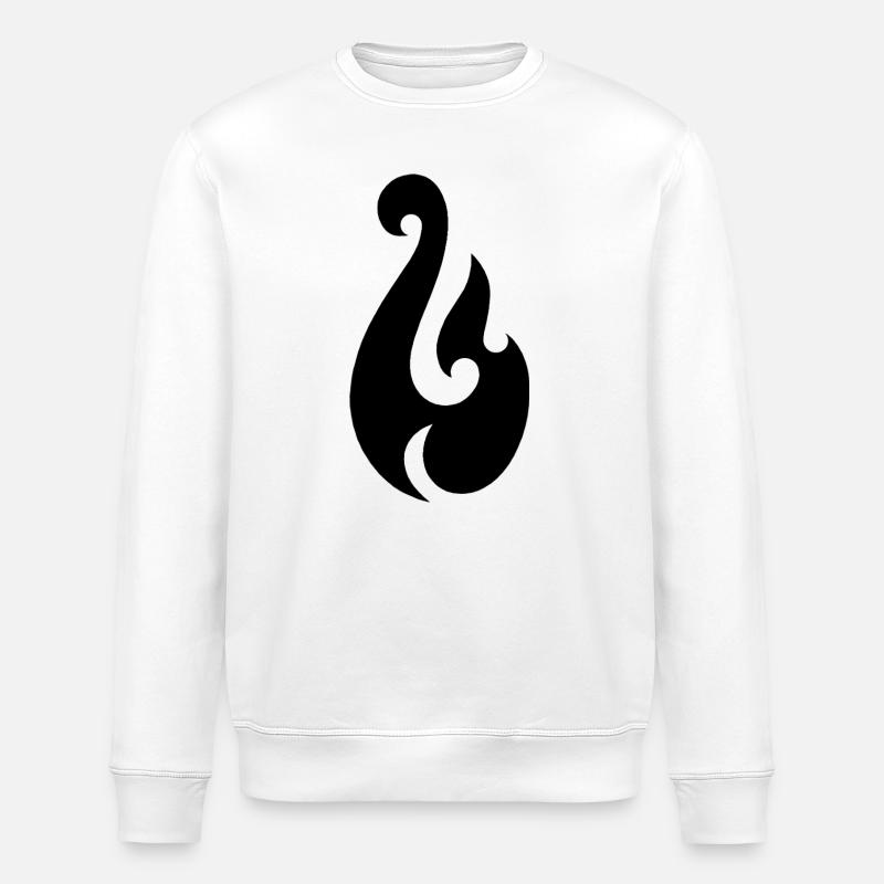 Mauis Haken - Stanley/Stella Unisex Bio-Sweatshirt ROLLER - Weiß