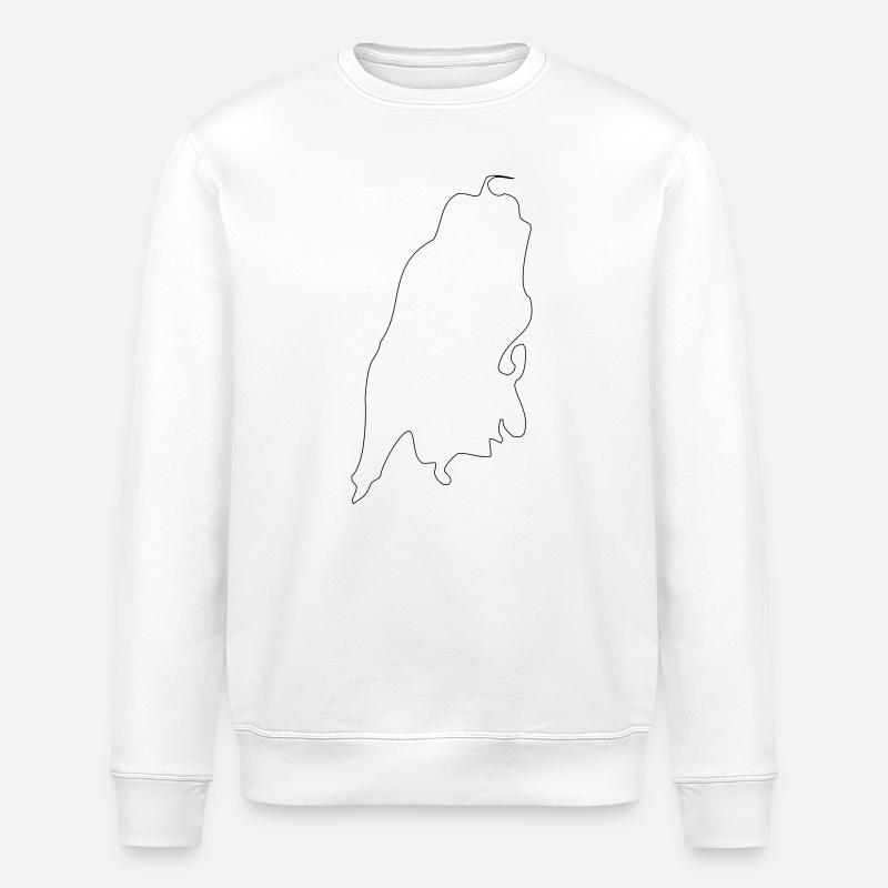 Lefkada - Stanley/Stella ROLLER Unisex Organic Sweatshirt - white