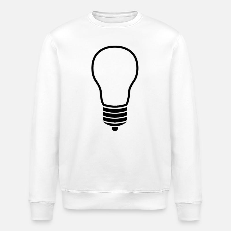 Ampoule - Sweat bio ROLLER Stanley/Stella Unisexe - blanc