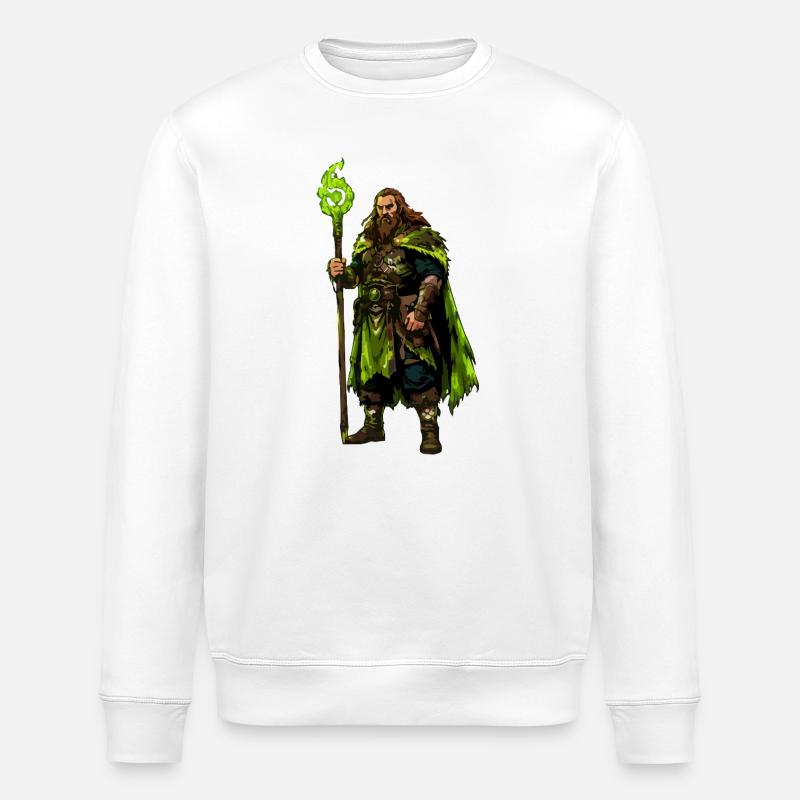 Wikinger Krieger - Stanley/Stella Unisex Bio-Sweatshirt ROLLER - Weiß