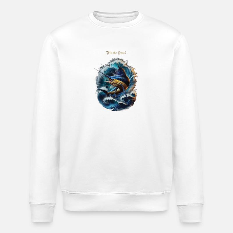 marlin - Sweat bio ROLLER Stanley/Stella Unisexe - blanc