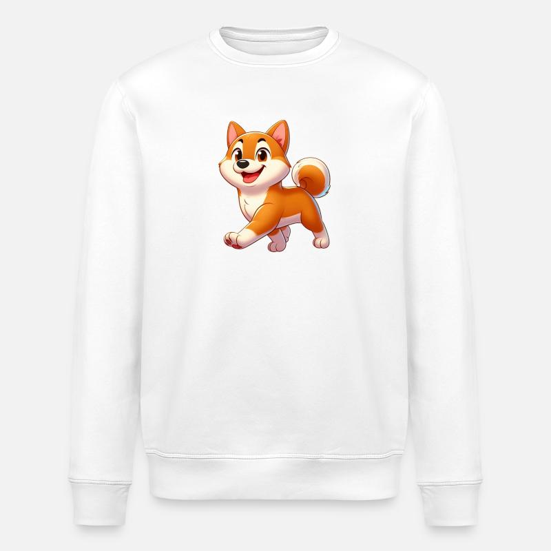shiba 3 - Sweat bio ROLLER Stanley/Stella Unisexe - blanc