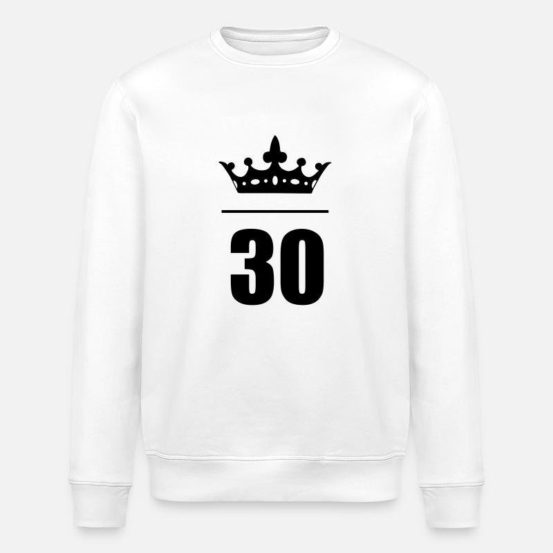 30ème Anniversaire - Sweat bio ROLLER Stanley/Stella Unisexe - blanc
