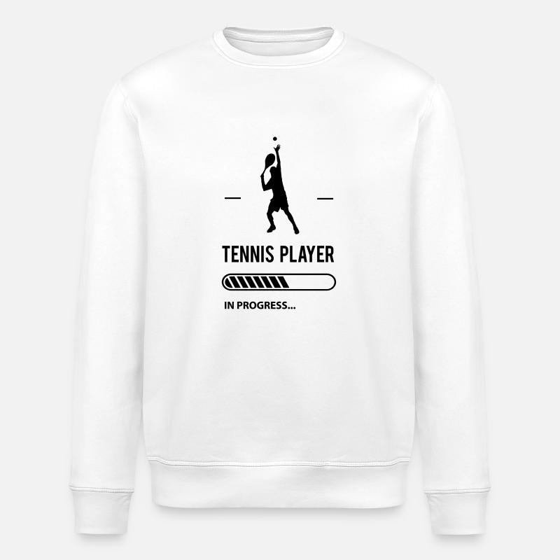 Tennis Player in Progress - Sweat bio ROLLER Stanley/Stella Unisexe - blanc