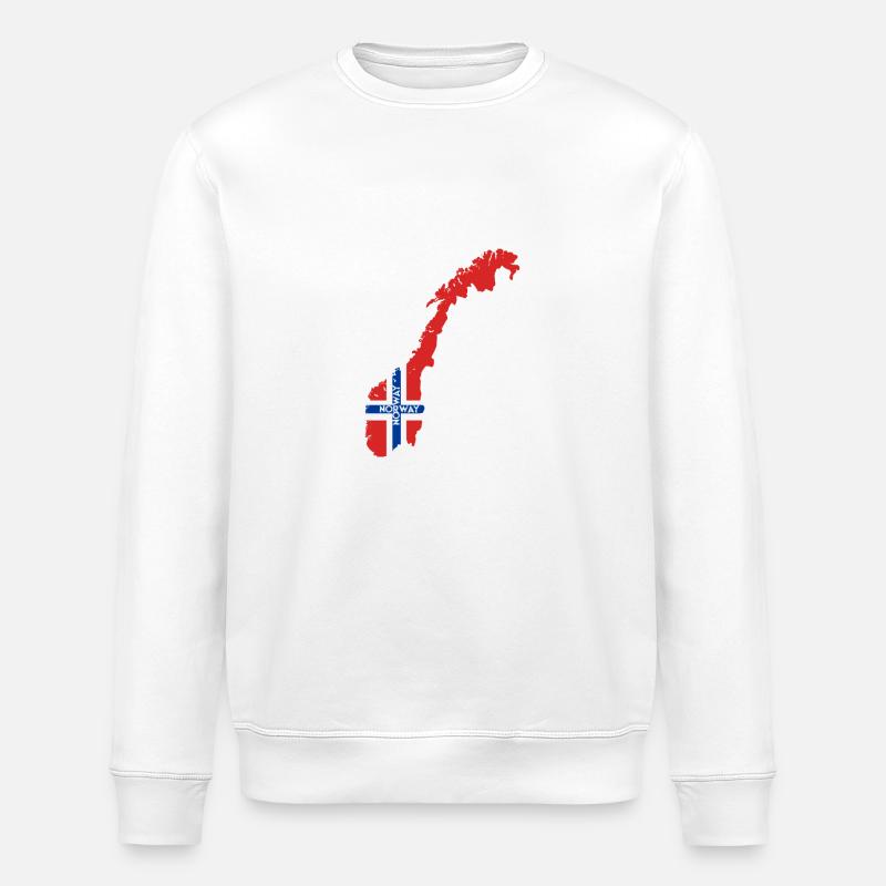 Norway - Stanley/Stella Unisex Bio-Sweatshirt ROLLER - Weiß