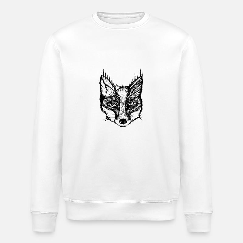 Fuchs Natur Design - Stanley/Stella Unisex Bio-Sweatshirt ROLLER - Weiß