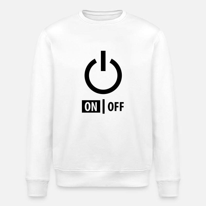 power_on__f1 - Stanley/Stella Unisex Bio-Sweatshirt ROLLER - Weiß