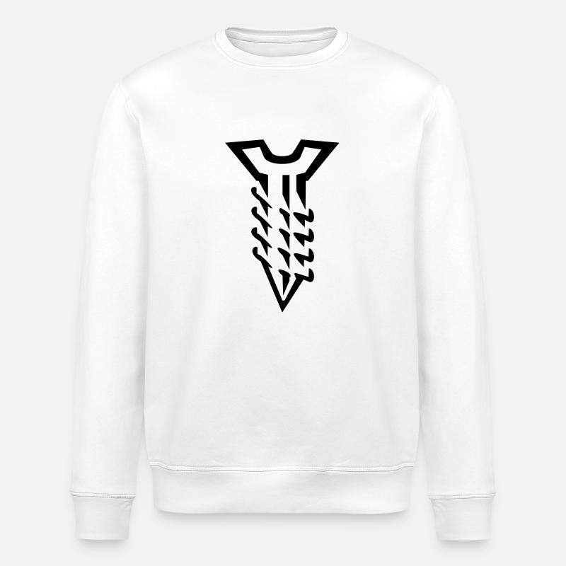 Boulon / vis (b, 1c) - Sweat bio ROLLER Stanley/Stella Unisexe - blanc