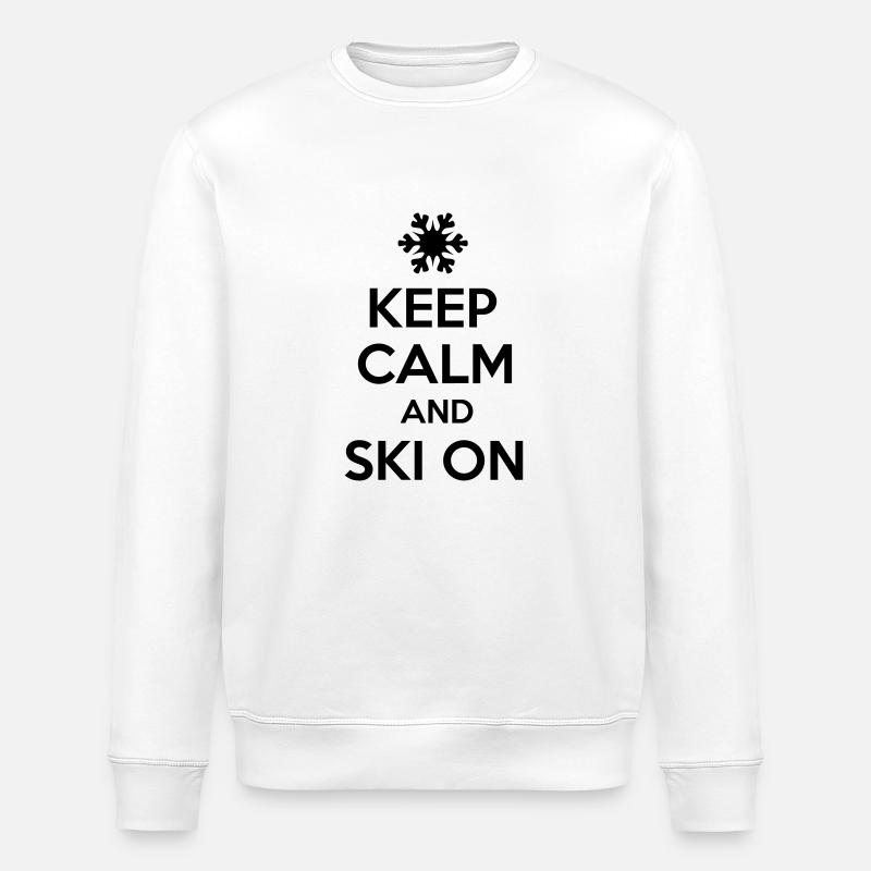 ski - Stanley/Stella Unisex Bio-Sweatshirt ROLLER - Weiß