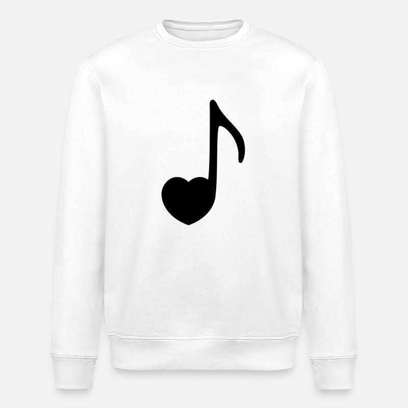 musik - Stanley/Stella Unisex Bio-Sweatshirt ROLLER - Weiß