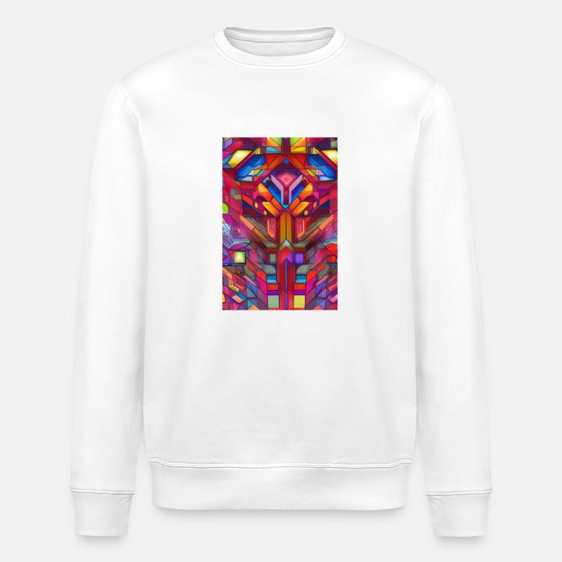 Formes et motifs - Sweat bio ROLLER Stanley/Stella Unisexe - blanc