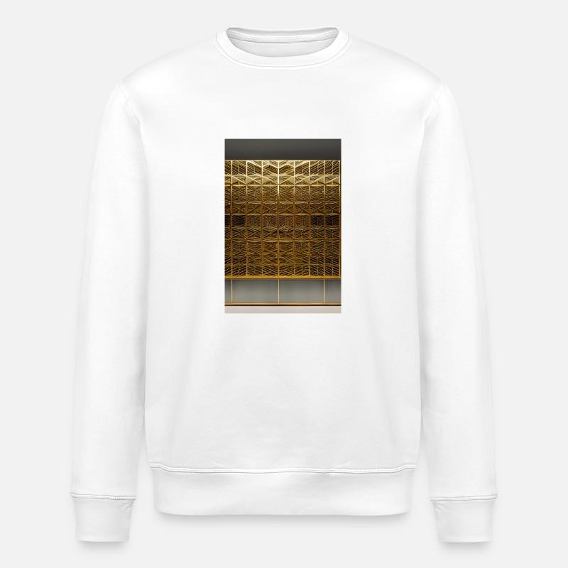 Gold Muster - Stanley/Stella Unisex Bio-Sweatshirt ROLLER - Weiß