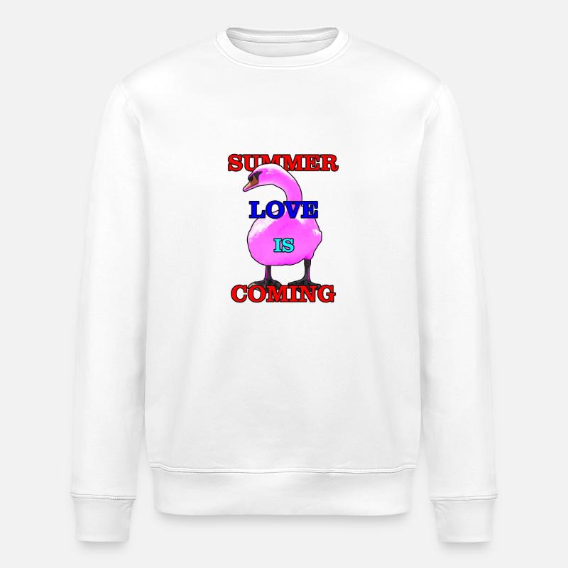 Schwan - Stanley/Stella Unisex Bio-Sweatshirt ROLLER - Weiß