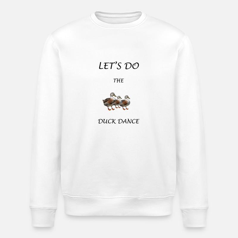 Ententanz - Stanley/Stella Unisex Bio-Sweatshirt ROLLER - Weiß