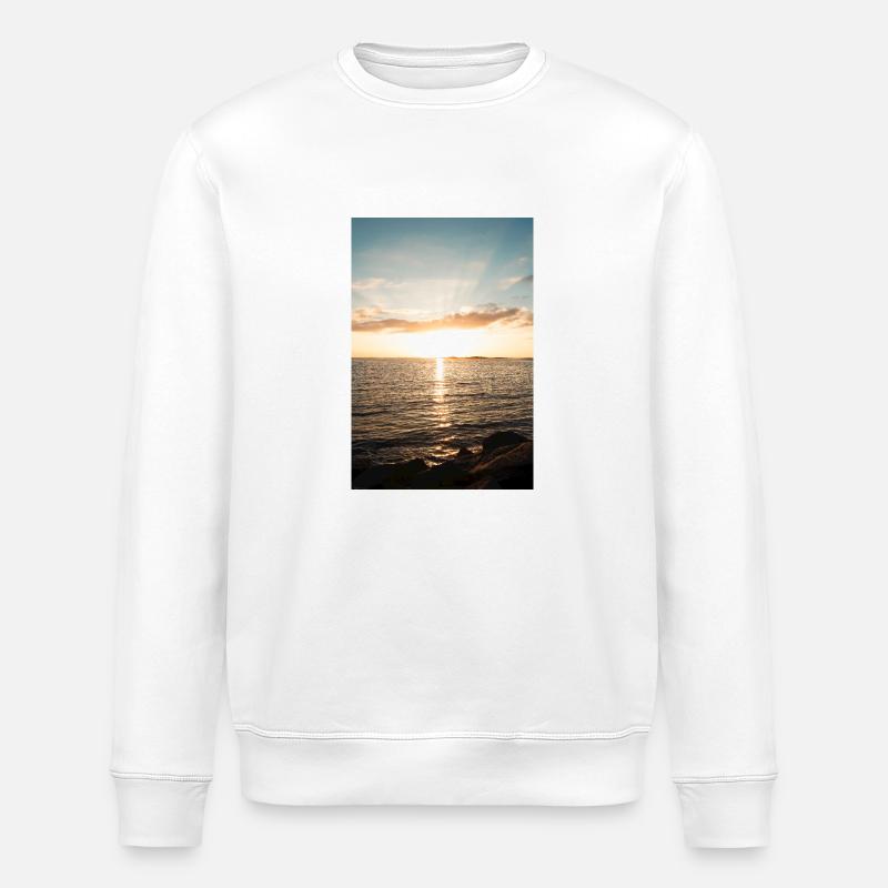 océan - Sweat bio ROLLER Stanley/Stella Unisexe - blanc