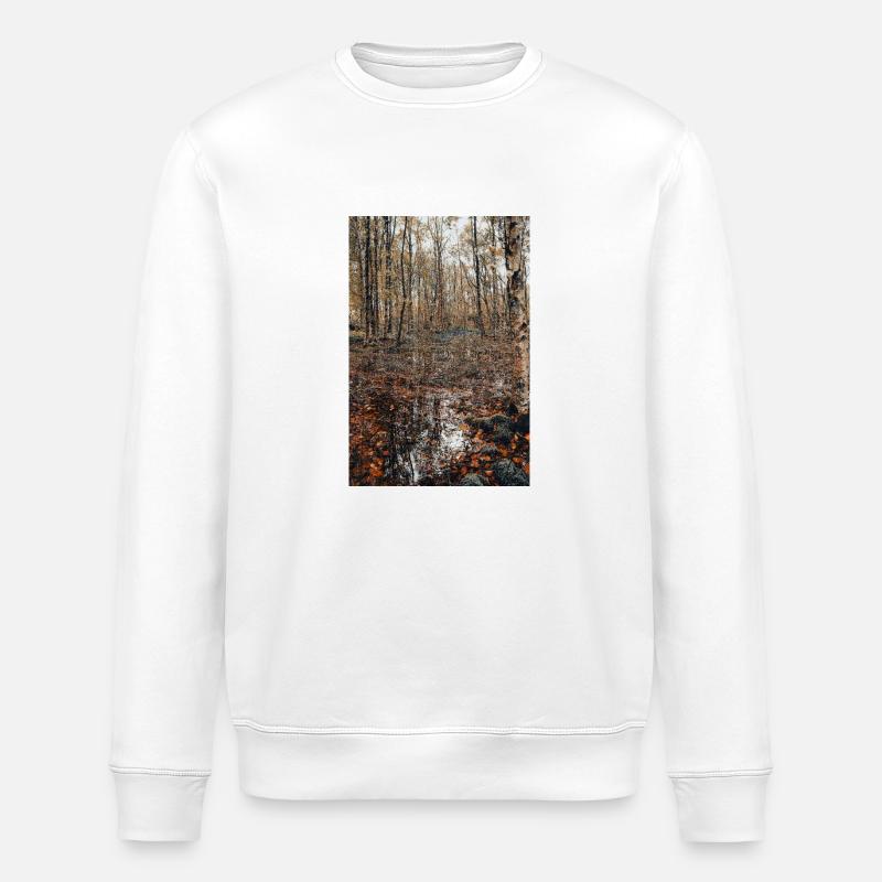 Forêt - Sweat bio ROLLER Stanley/Stella Unisexe - blanc