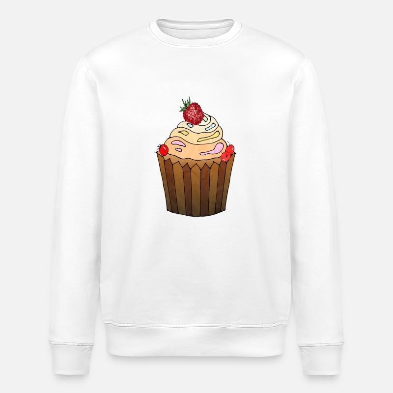 Kuchen - Stanley/Stella Unisex Bio-Sweatshirt ROLLER - Weiß
