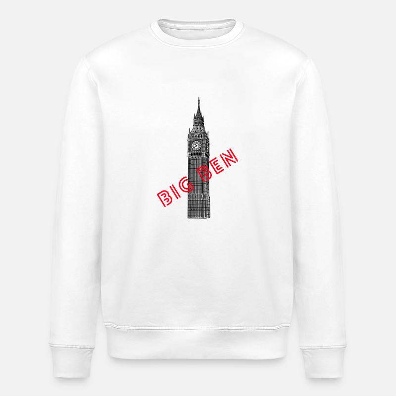 Big Ben Londres - Sweat bio ROLLER Stanley/Stella Unisexe - blanc